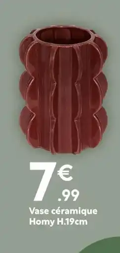Maxi Bazar Homy vase céramique offre