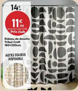 Maxi Bazar Rideau de douche tribal craft offre