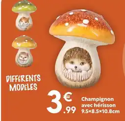 Maxi Bazar Champignon avec hérisson vert offre