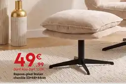 Maxi Bazar Repose-pied stelan chenille offre