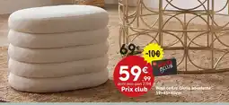 Maxi Bazar Pouf coffre giulia bouclette offre