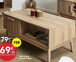 Maxi Bazar Table basse offre