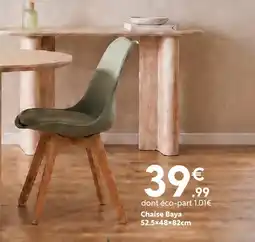 Maxi Bazar Chaise baya offre