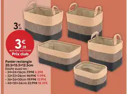 Maxi Bazar Panier rectangle offre
