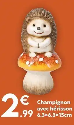 Maxi Bazar Champignon avec hérisson offre