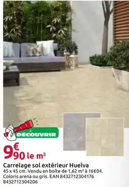 Mr Bricolage Huelva Carrelage sol extérieur offre