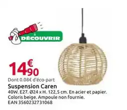 Mr Bricolage Suspension Caren offre