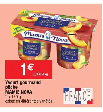 Migros Yaourt Gourmand Pêche offre