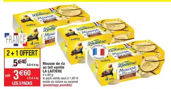 Migros Mousse de Riz Au Lait Vanille offre