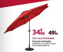 Mr Bricolage Parasol inclinable offre