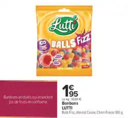 Carrefour City LUTTI Balls Fizz offre
