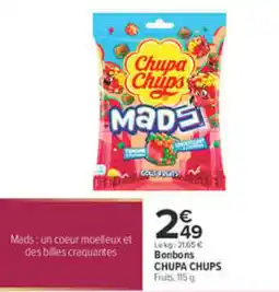 Carrefour City Chupa Chups Mads offre