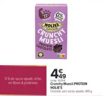 HOLIE'S Crunchy Muesli PROTEIN