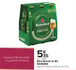 Carrefour City Heineken Bière Blonde de Blé offre
