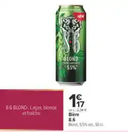 Carrefour City 8.6 BLOND offre