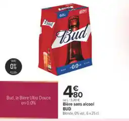 Carrefour City BUD Bière Ultra Douce offre