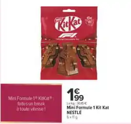 Carrefour City KitKat Mini Formule 1 offre