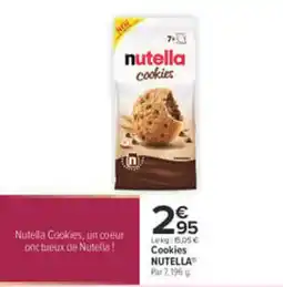 Carrefour City Nutella Cookies offre