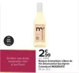 Carrefour City MODERATO Vin blanc sans alcool offre