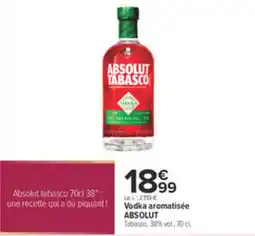 Carrefour City ABSOLUT Tabasco offre
