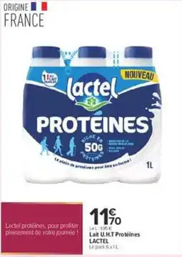 Carrefour City Lactel Proteines offre