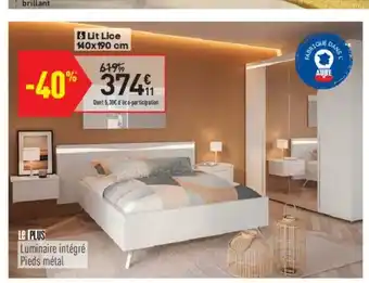 Conforama Lit Lice offre