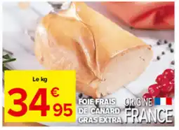 Carrefour Market FOIE FRAIS DE CANARD GRAS EXTRA offre