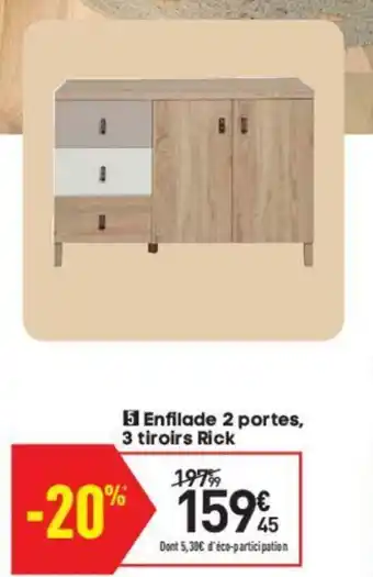 Conforama Enflade 2 Portes offre