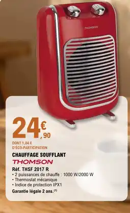 E.Leclerc Espace Culturel THOMSON Chauffage soufflant offre