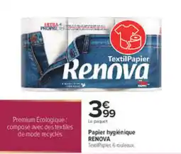 Carrefour City Renova TextilPapier offre
