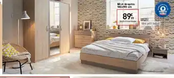 Conforama Lit Graphic offre