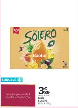 Carrefour City SOLERO Glace offre