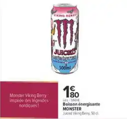 Carrefour City MONSTER Juiced Viking Berry offre