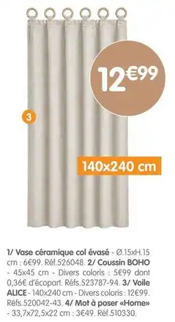 b&m Vase céramique col évasé 140x240 cm offre