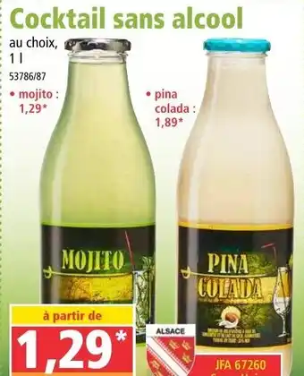 Norma Cocktail sans alcool offre