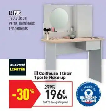 Conforama Coiffeuse 1 Tiroir offre