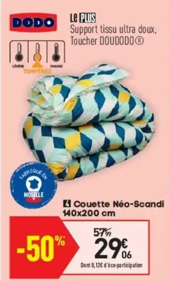 Conforama Couette Néo-Scandi offre