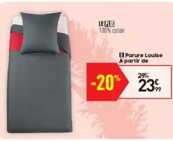 Conforama Parure Louise offre