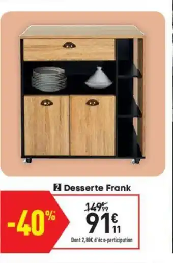 Conforama Desserte Frank offre