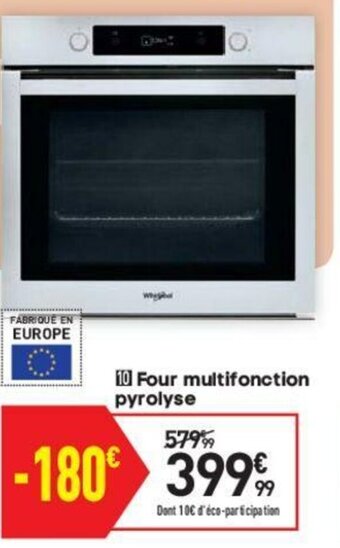 Conforama Four Multifonction Pyrolyse offre