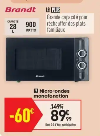 Conforama Micro-Ondes offre