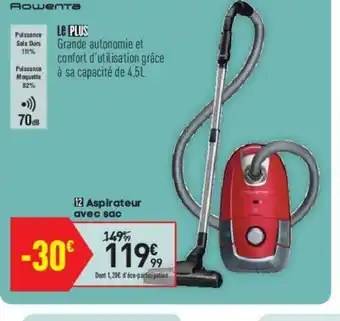 Conforama Aspirateur Avec Sac offre