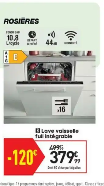 Conforama Lave Vaisselle offre