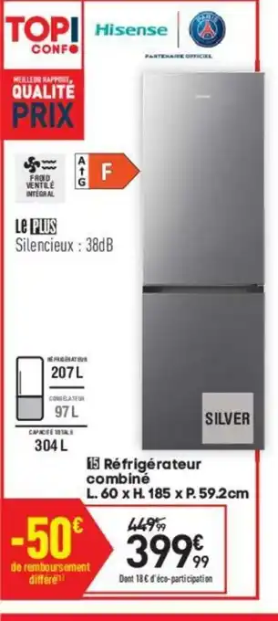 Conforama Réfrigérateur Combiné offre