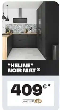 Brico Dépôt HELINA NOIR MAT offre