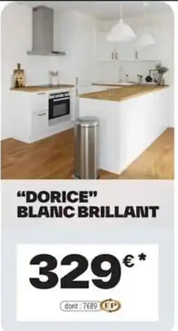 Brico Dépôt DORICE BLANC BRILLANT offre