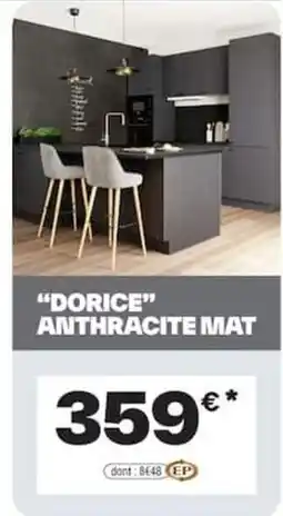 Brico Dépôt DORICE ANTHRACITE MAT offre