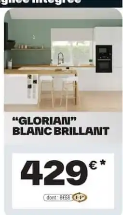 Brico Dépôt GLORIAN BLANC BRILLANT offre