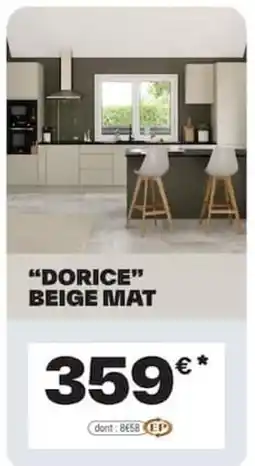 Brico Dépôt DORICE BEIGE MAT offre