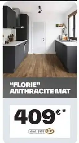 Brico Dépôt FLORIE ANTHRACITE MAT offre